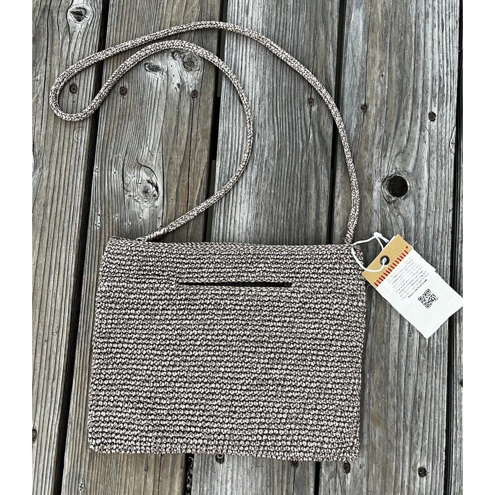 NWT! The Sak Back To Bali Linden Lotus Crossbody Clutch Bag Limited Edition - Picture 4 of 9